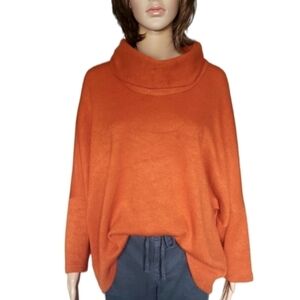 Boho Chic Cowl Neck Oversized Sweater